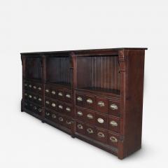 9FT Antique Early 20th Century Apothecary Cabinet - 2642405