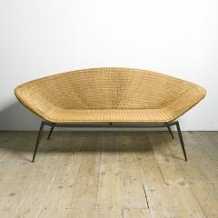 A 1960s Wicker Sofa - 3576373