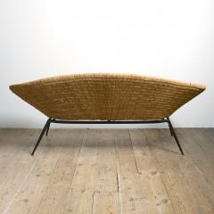 A 1960s Wicker Sofa - 3576374