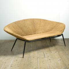 A 1960s Wicker Sofa - 3576376