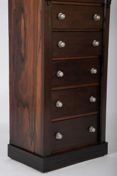 A 19th Century Brazilian Rosewood Six Drawer Wellington High Cabinet - 4444806