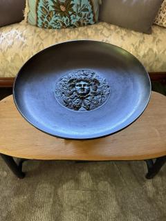 A 19th Century Bronze Tazza with Medusa motif with a later base - 4177433