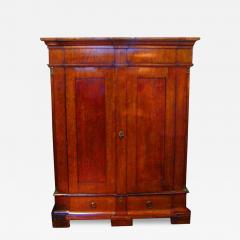 A 19th Century Cherry Wood Empire Combination Bookcase and Chest of Drawers - 3272663