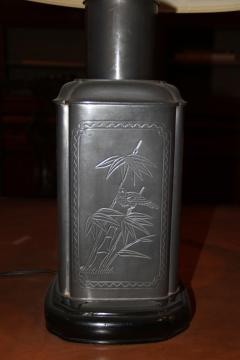 A 19th Century Chinese Pewter Lamp - 3256107