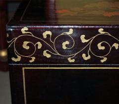 A 19th Century Chinese Pigskin Wrapped Chinoiserie Coffer - 3353549