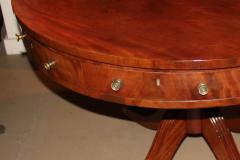 A 19th Century English Mahogany Drum Table - 3656632