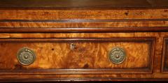 A 19th Century English Regency Burl Elmwood and Parcel Gilt Partners Desk - 3656853