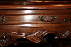 A 19th Century English Regency Burl Elmwood and Parcel Gilt Partners Desk - 3656891