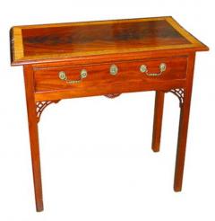 A 19th Century English Regency Mahogany One Drawer Side Table - 3275322