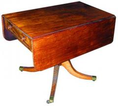 A 19th Century English Regency Mahogany Pembroke Table - 3275328