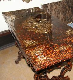 A 19th Century English Tortoiseshell Sofa Table - 3656787