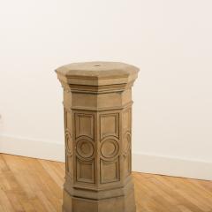 A 19th Century English terracotta pedestal circa 1860 - 1661112