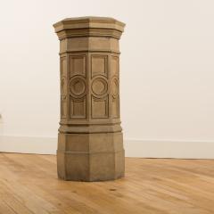 A 19th Century English terracotta pedestal circa 1860 - 1661116