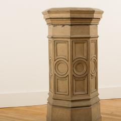 A 19th Century English terracotta pedestal circa 1860 - 1661117