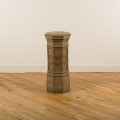 A 19th Century English terracotta pedestal circa 1860 - 1661134