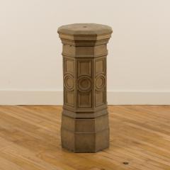 A 19th Century English terracotta pedestal circa 1860 - 1661135