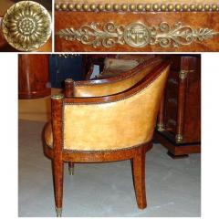 A 19th Century French Charles X Barrel Chair - 3554991