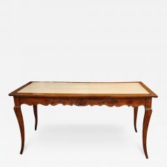 A 19th Century French Cherry Wood Writing Desk in the Louis XV Manner - 3405355