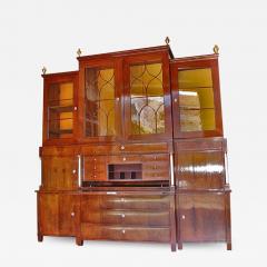 A 19th Century German Biedermeier Mahogany Breakfront Bureau - 3527732