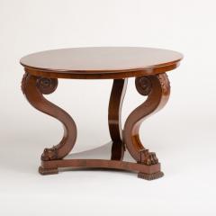 A 19th Century Irish Empire mahogany center table circa 1830 - 1660971