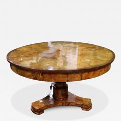 A 19th Century Italian Burl Elm Wood Center Table - 3751394