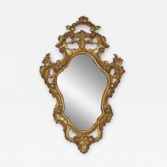 A 19th Century Italian Meuble de Style Rococo Giltwood Mirror - 3342794