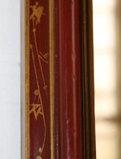 A 19th Century Red Lacquer Chinese Mirror - 3340476