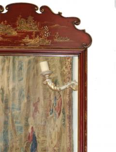 A 19th Century Red Lacquer Chinese Mirror - 3340485