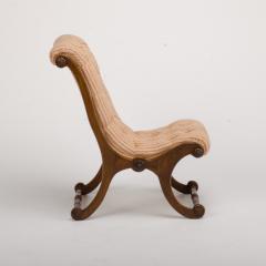 A 19th Century walnut chair tufted upholstered - 1646975