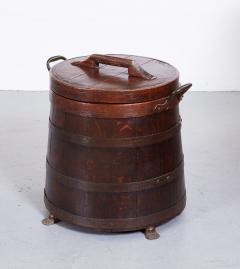 A 19th c Clipper Ships Staved Tack Bin - 3182382