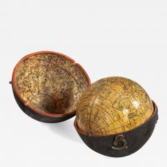 A 3 inch George III pocket globe after Herman Moll - 2641655