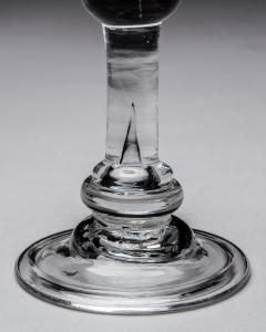 A BALUSTER WINE WITH FLARED BOWL ABOVE A STRAIGHT SECTION - 3788096