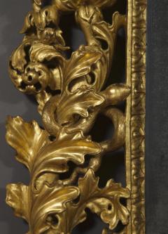 A BAROQUE ACANTHUS GILTWOOD MIRROR CARVED WITH UNUSUAL SERPENT - 4224396