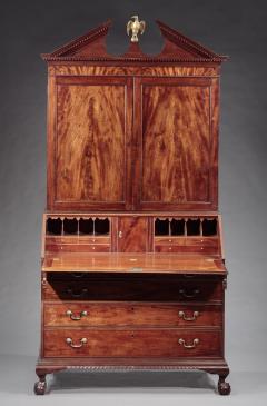 A BRANDED CHIPPENDALE SECRETARY - 4455806