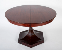 A Baltic Neo Classic Mahogany Dining Table on Hexagonal Incurved Pedestal - 3623402