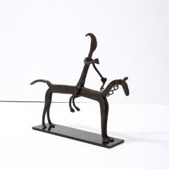 A Bamana Wrought Iron Equestrian Sculpture - 3703428