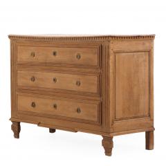 A Belgian Neoclassical style Three Drawer Oak Commode C 1860  - 4417798
