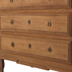 A Belgian Neoclassical style Three Drawer Oak Commode C 1860  - 4417802