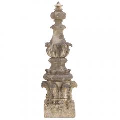 A Belgian carved stone finial C 1850  - 4333151