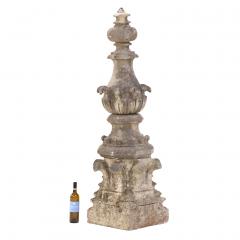 A Belgian carved stone finial C 1850  - 4333152