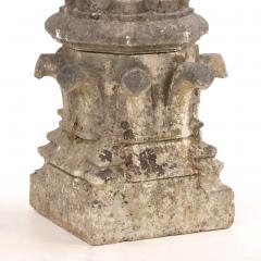 A Belgian carved stone finial C 1850  - 4333155