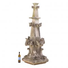A Belgian carved stone finial C 1850  - 4333251