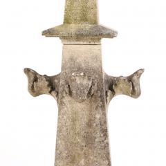 A Belgian carved stone finial C 1850  - 4333254