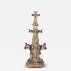 A Belgian carved stone finial C 1850  - 4333336