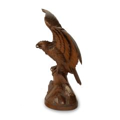 A Black Forest linden wood eagle - 3594501