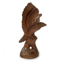 A Black Forest linden wood eagle - 3594502