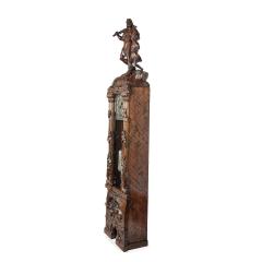 A Black Forest linden wood long case clock by Spring of Interlaken - 3848897