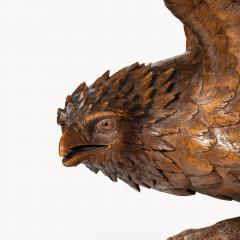 A Black Forest walnut model of a golden eagle attributed to Alfred St hli - 2172331