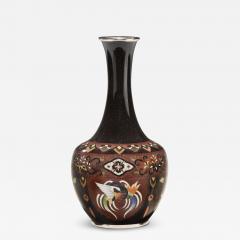 A Black Japanese Cloisonne Vase - 1301716