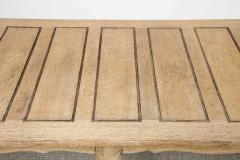 A Bleached Oak Louis XV Style Dining Table - 3487272
